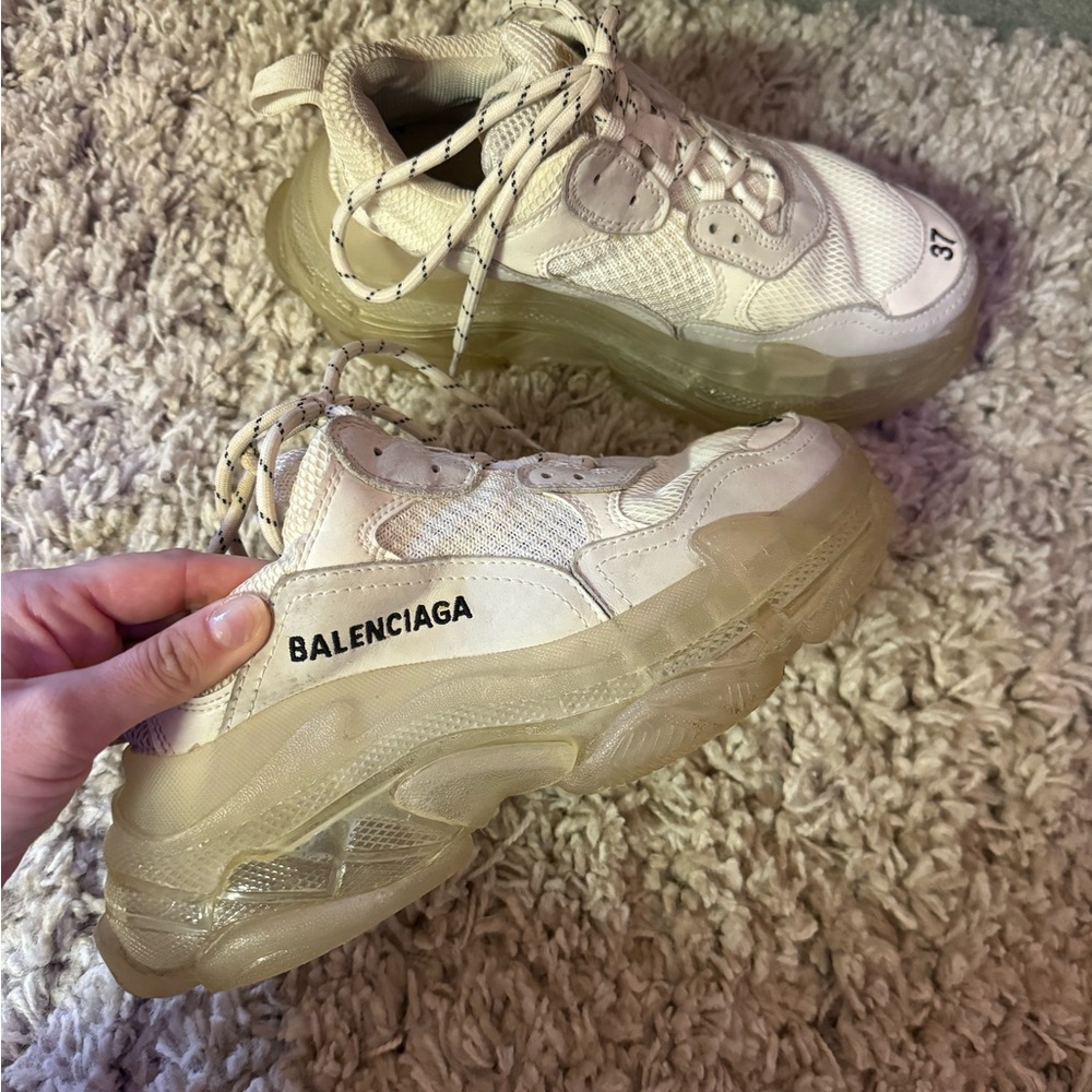 Balenciaga Triple S Clear Sole Sneakers